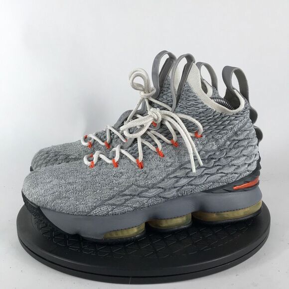 Nike LeBron 15 XV Gray Basketball Shoes 922811-080 Women’s Size 8 (6.5Y) - Picture 8 of 11